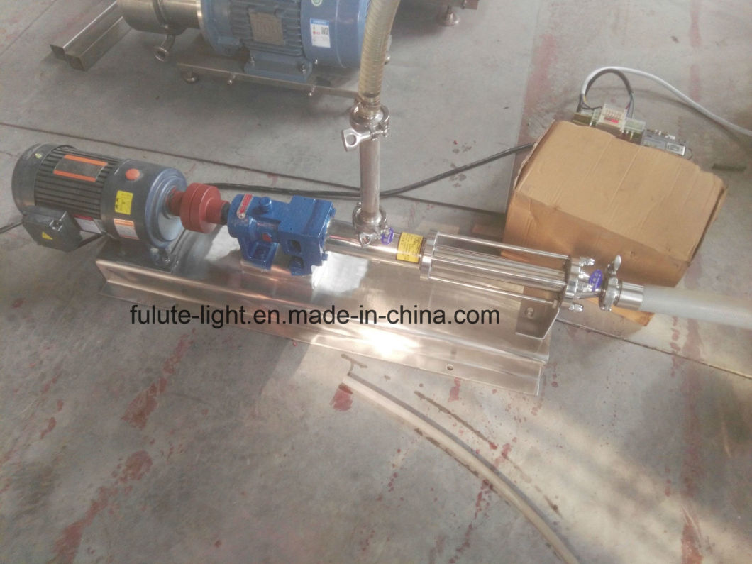 Food Grade Sanitary Stainless Steel Single Screw Pump