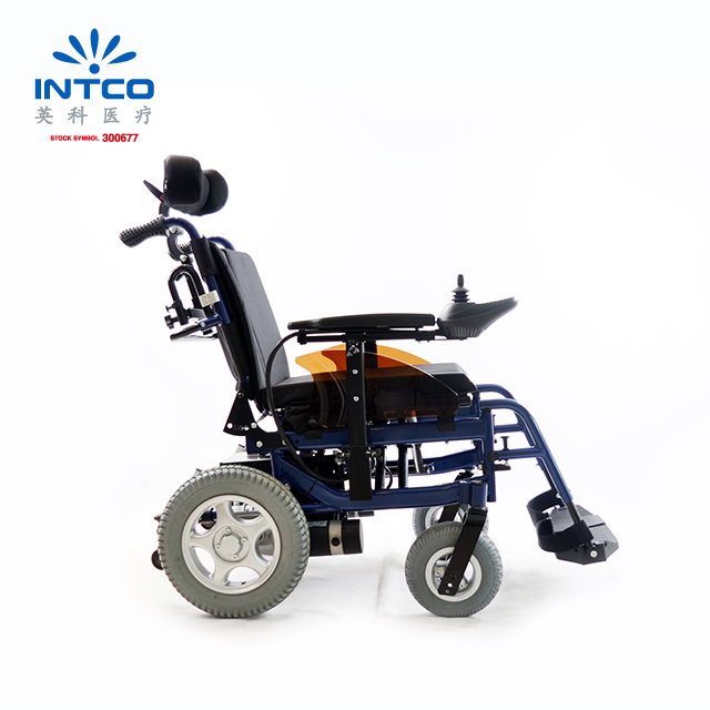 European Comfortable Electric Folding Power Wheelchair for Disabled People