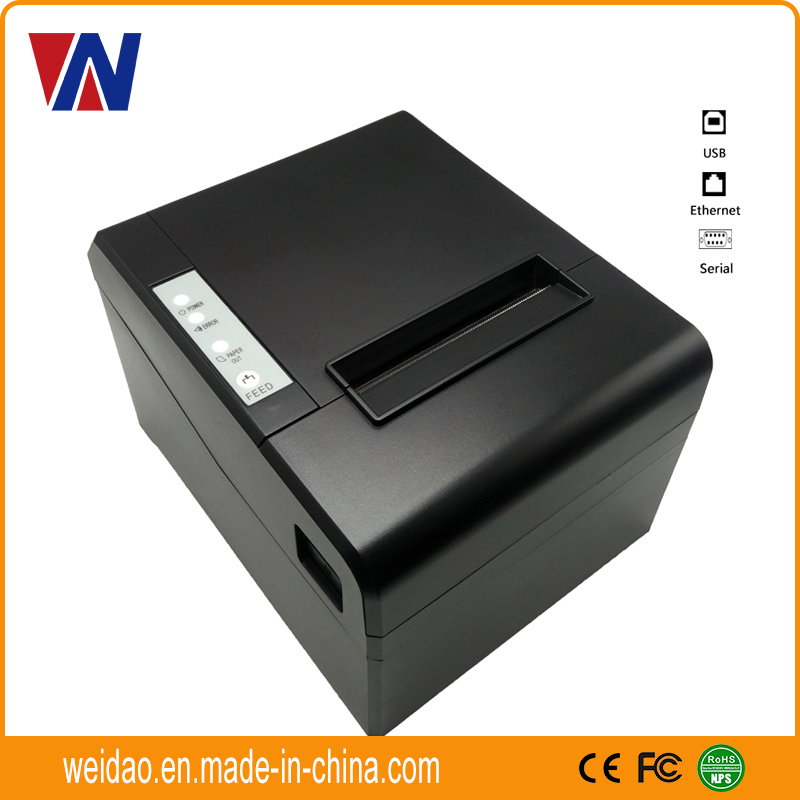 Professional 80mm Thermal Receipt Printer Ethernet Interface POS Printer with Ce FCC CCC