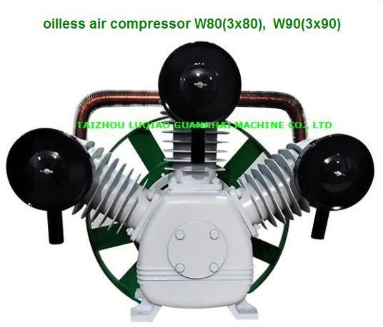 7.5kw Oil Free / Oilless Air Compressor Pump