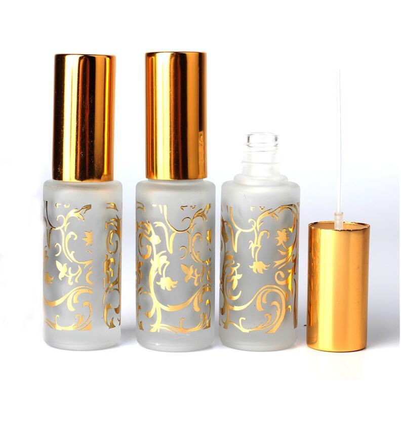 12ml Portable Frosting Glass Perfume Bottle Empty Spray Glass Perfume Box Travel Repetitive Enricher