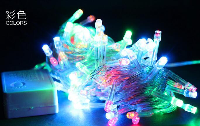 Indoor or Outdoor Green Palm LED Christmas Fairy Lights