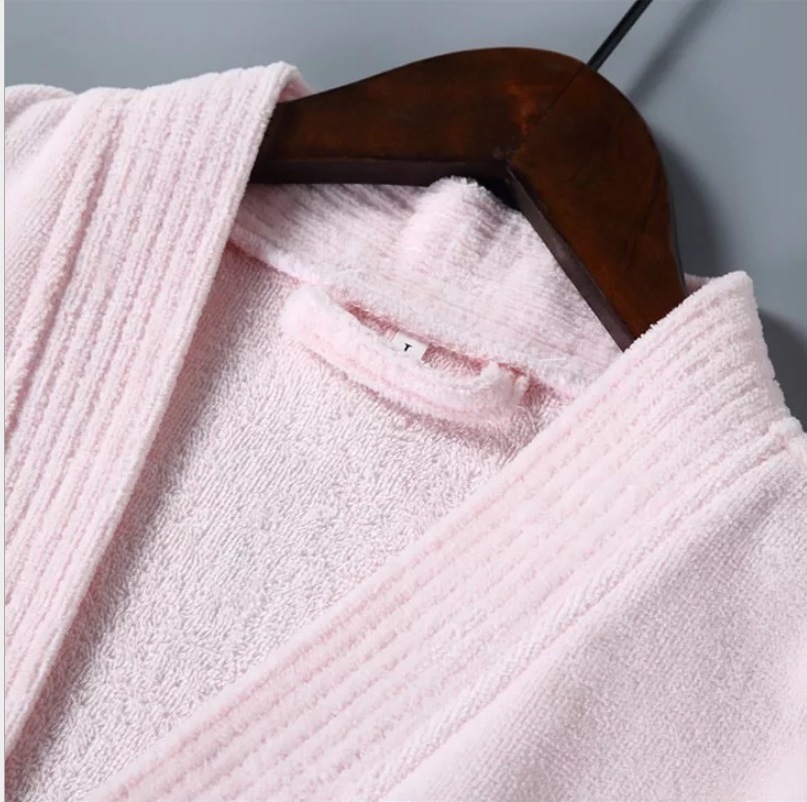 Good Quality Cotton Embroidery Couples Home Hotel Bathrobe