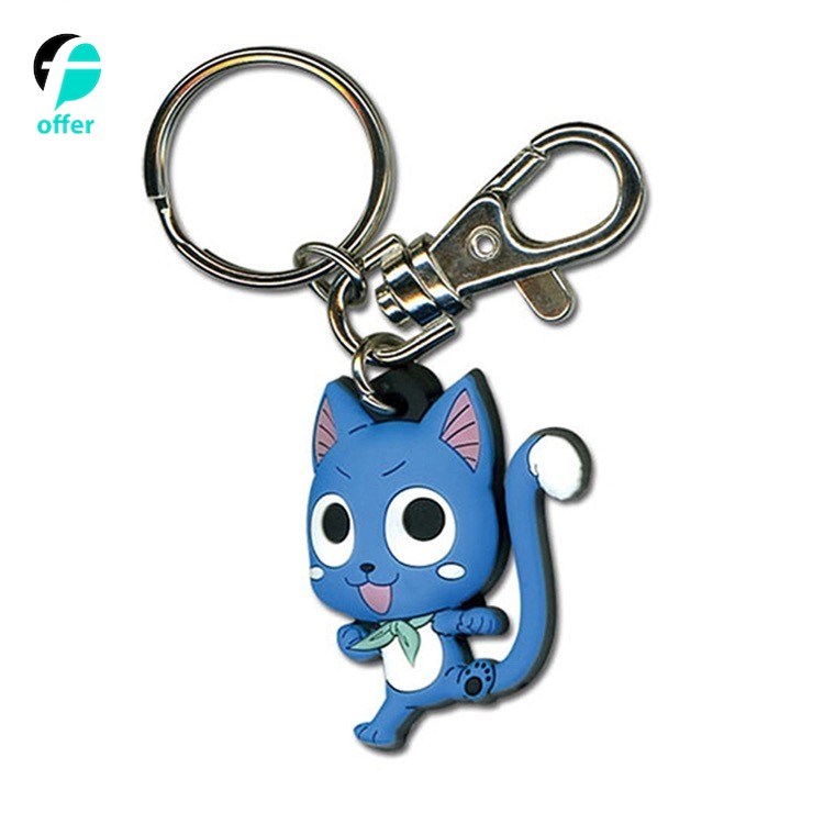 Promotional Gift Customized Cartoon PVC Rubber Keychain