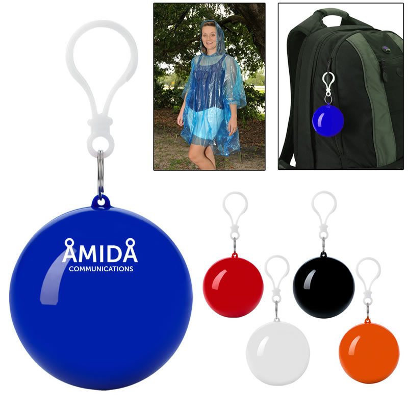 Custom Rain Coat Cover Poncho Ball for Promotion