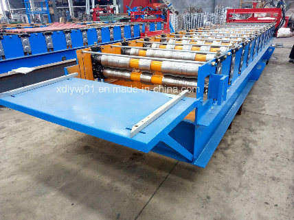 Trapezoid Pattern Roofing Metal Roof Tile Roll Forming Machine