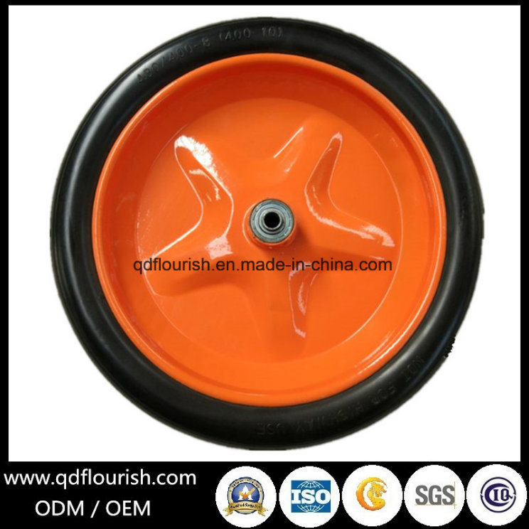 Prevent Puncture Polyurethane Flat Free PU Foam Caster Wheel