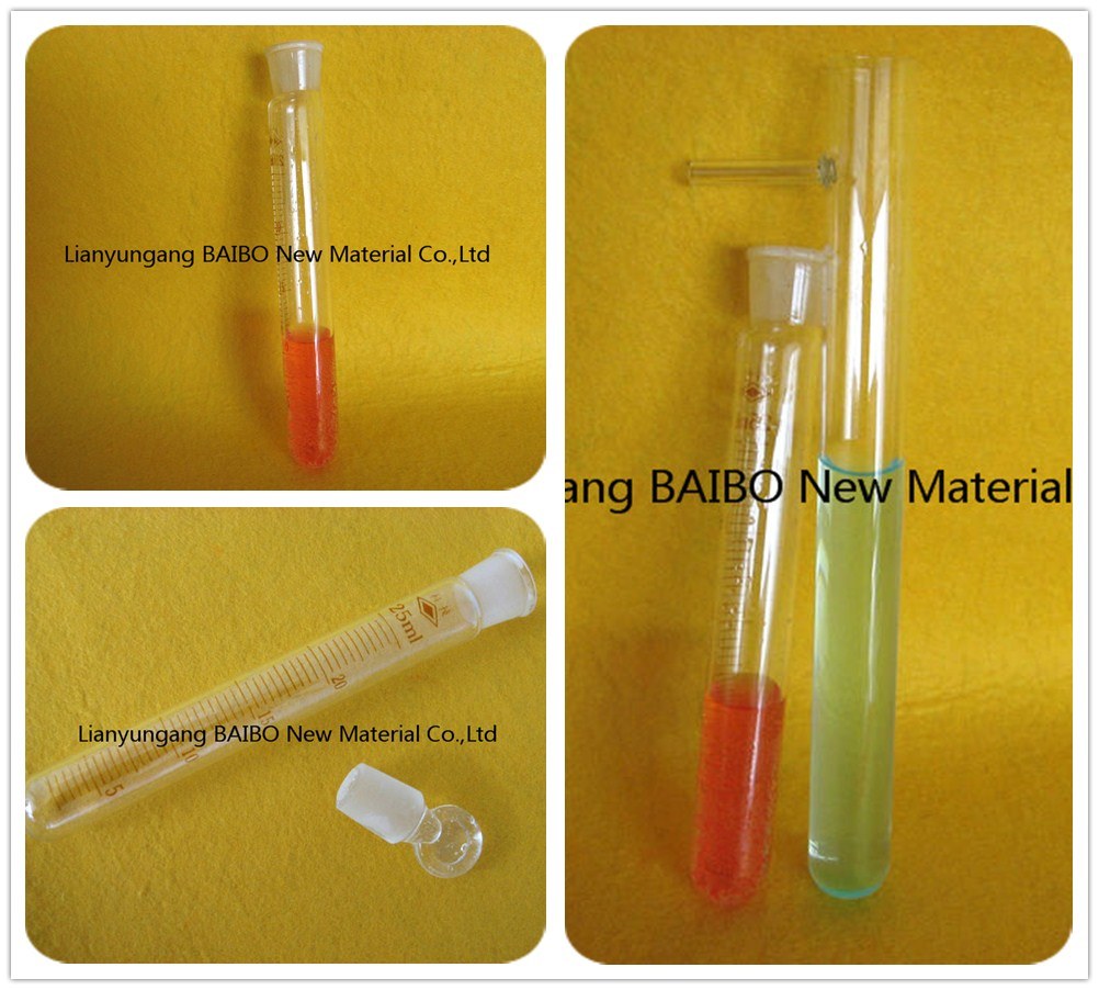 Round Bottom Glass Measuring Cylinder with Stopper