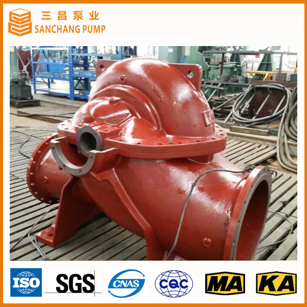 Single Stage Double Suction Axially Split Case Pump for Transferring Large Quantity Liquid