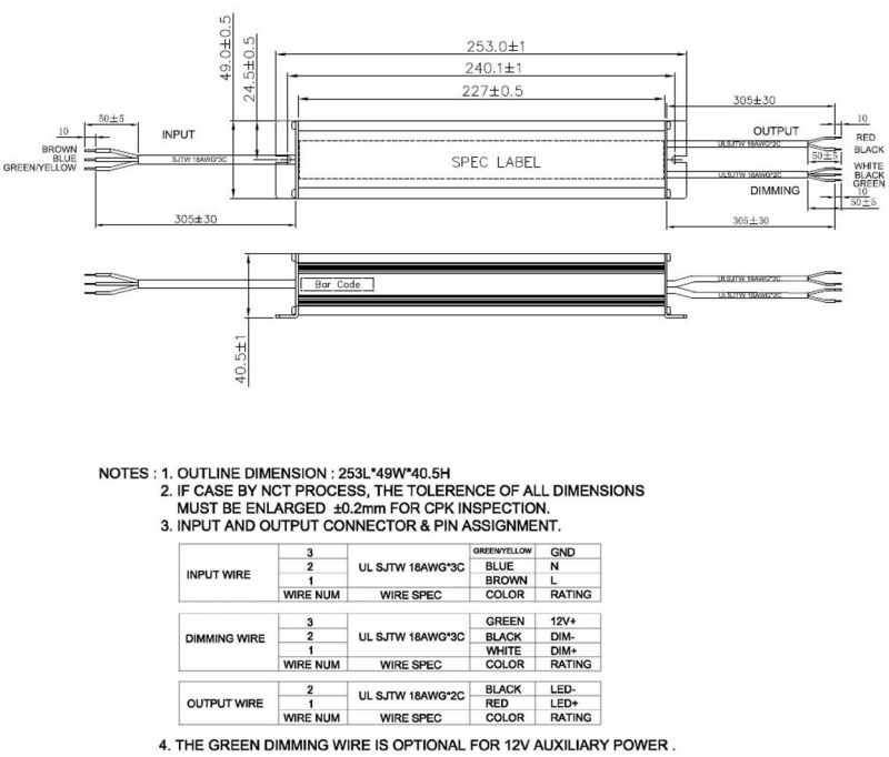 120W 24V 0~5A Programmable Constant Voltage LED Power Supply