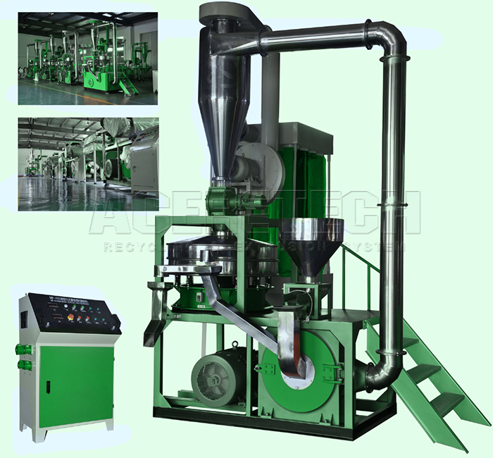 Plastic Grinding and Milling Machine for Waste Plastic Recycling
