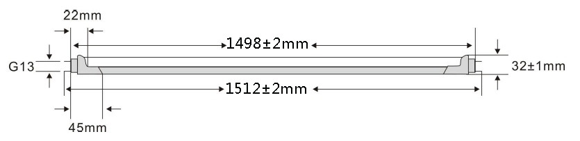 1.2m/1.5m DC12V T8 LED Linear Tube Lights