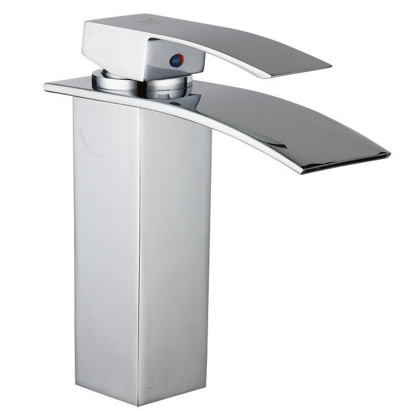 Waterfall Basin Faucet with Chrome Plated