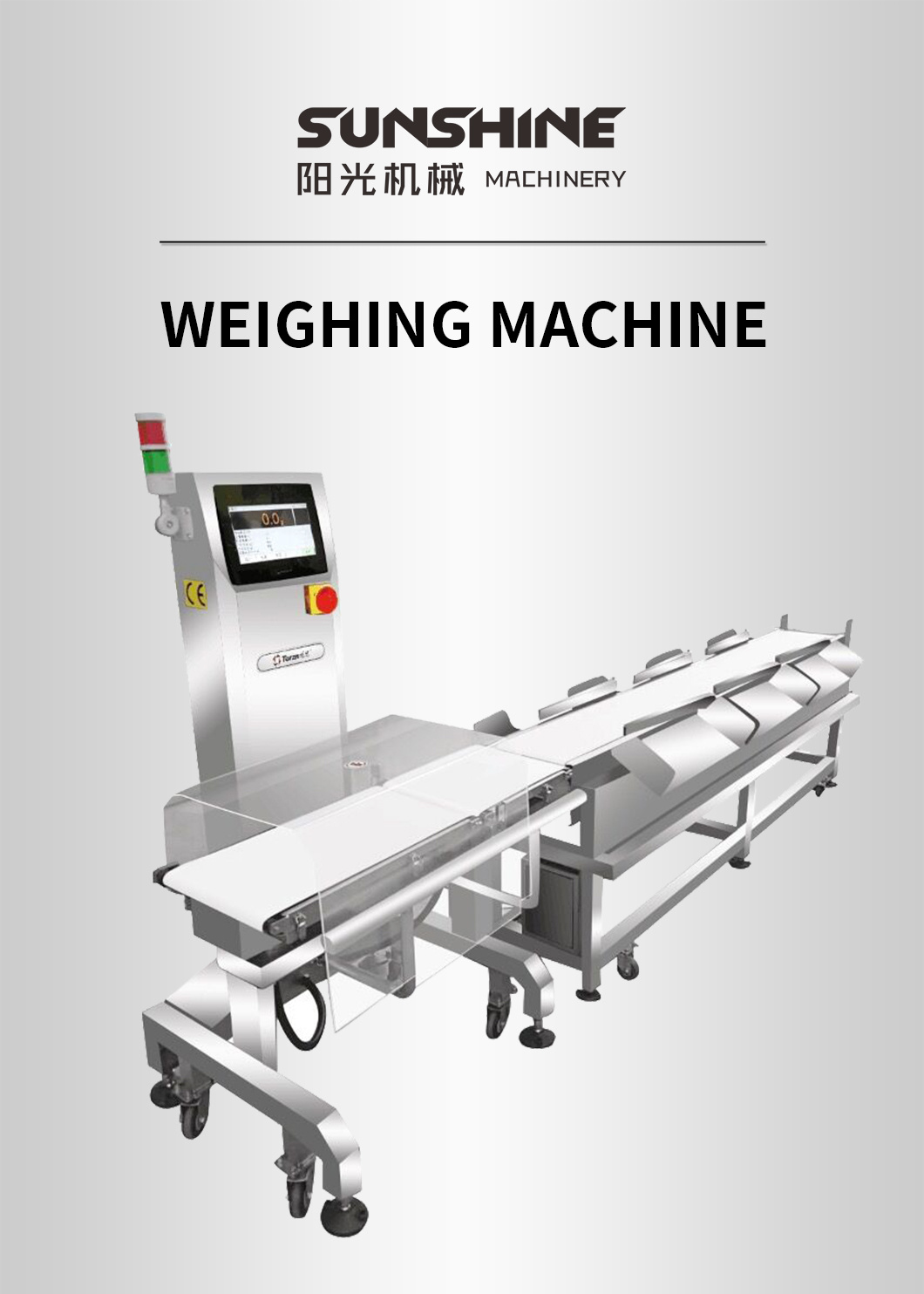 Automatic LCD Touch Screen Precision Weight Checker/Checkweighter Machine for Production Line