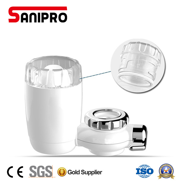 Sanipro Portable Activated Carbon Water Filter Faucet Tap for Health Drinking Water