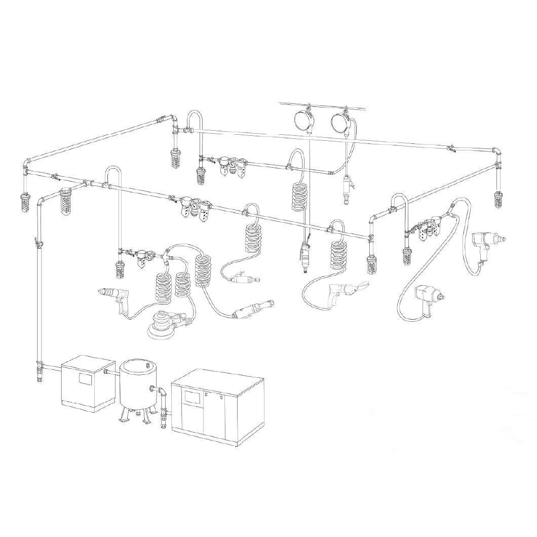 Industrial Air Tools for 1/2