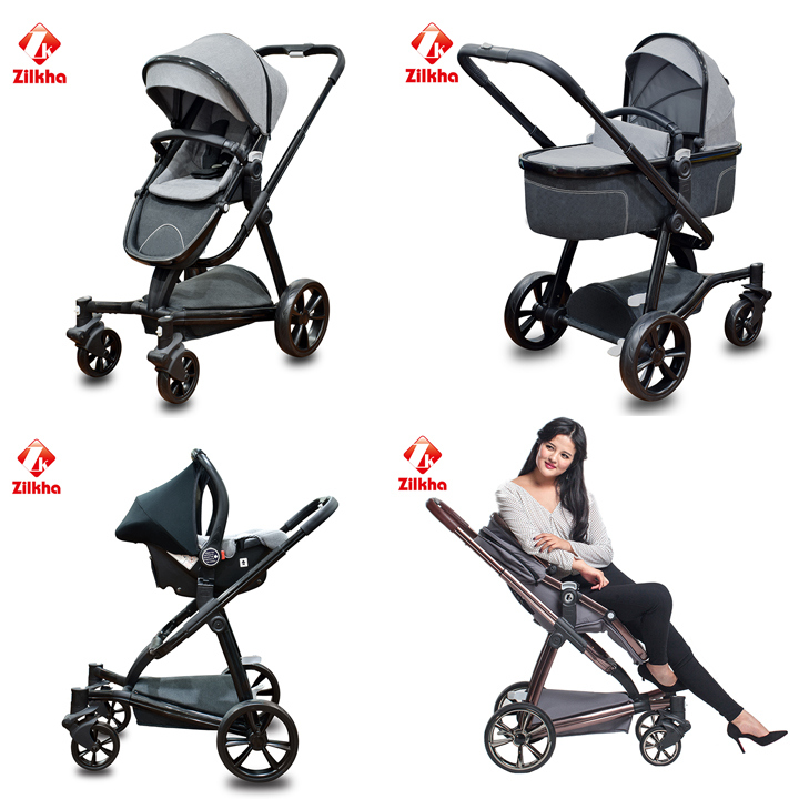 New Design Aluminum Foldable Luxury Landscape Baby Stroller with En1888