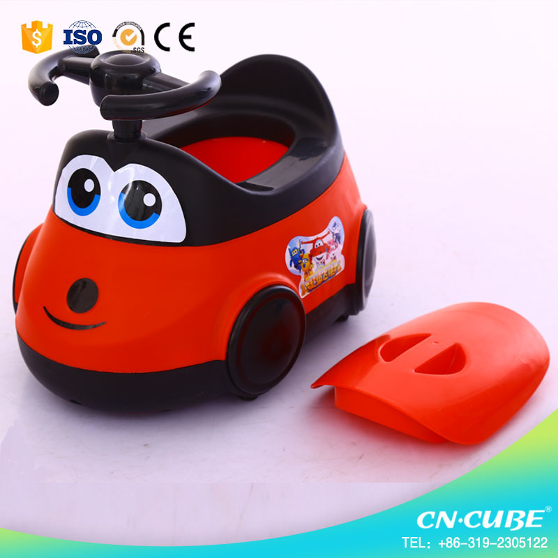 China Four Rotating Wheels Baby Potty Baby Training Toilet Chair for Baby Toy Car
