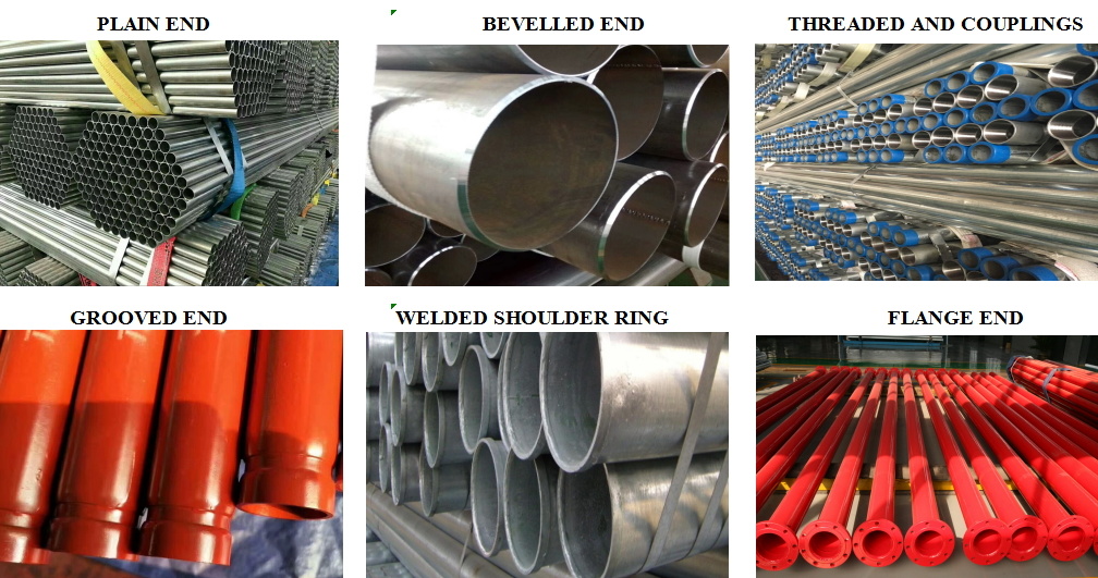 BS1387/ISO65 Galvanized Threaded Seamless Steel Pipe with Copulings