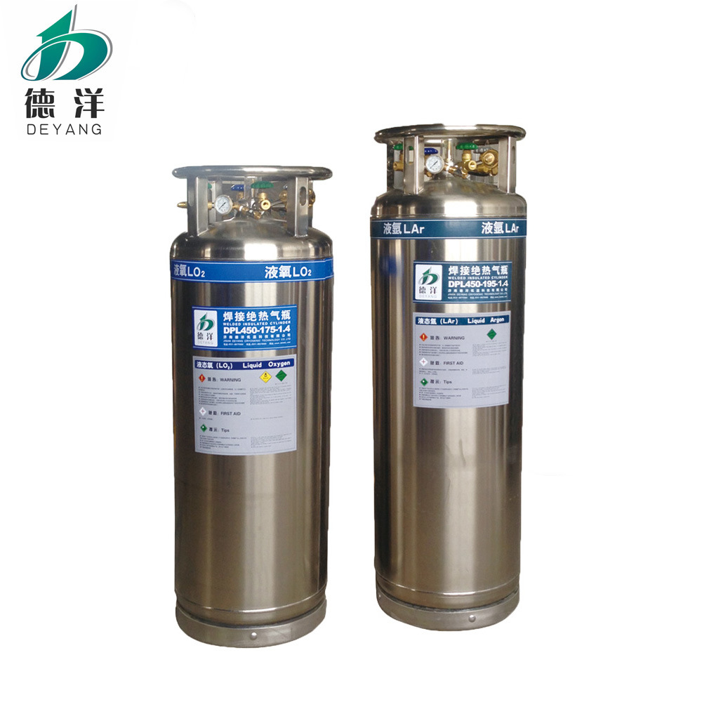 195L LNG Cryogenic Tanks Gas Cylinder for Sale
