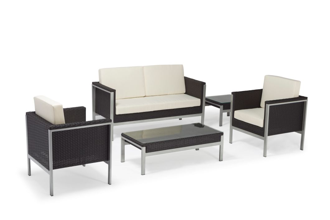 New Design Synthetic Rattan Aluminum Outdoor Furniture Sofa for Garden & Hotel