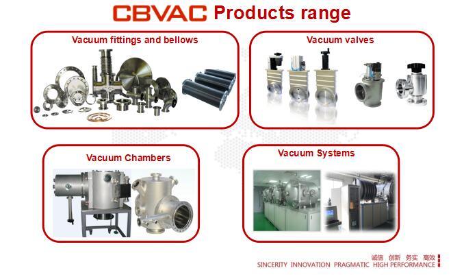 Vacuum Angle Valve with Bellows / Manually Operated / Vacuum Valve/Kf Flanges with Copper Seal Bonnet