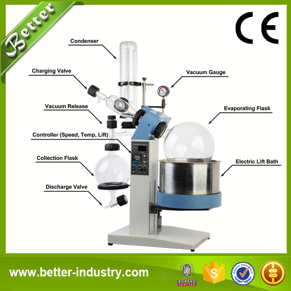Rotary Evaporator Instrument with Digital Display for Lab Chemical Testing