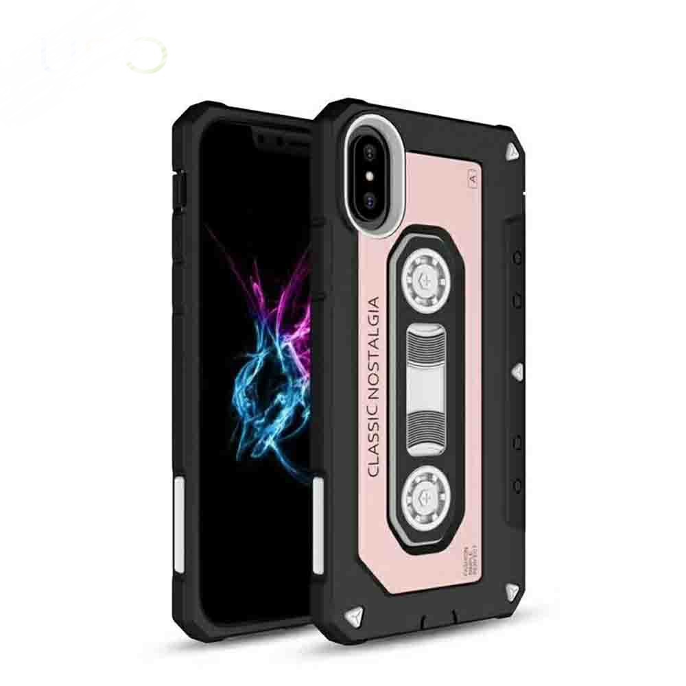 New Nostalgic Video Tape PC+TPU Phone Case for iPhone X