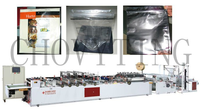 Heavy Duty Multifunction Laminated Plastic Zipper Bag Making Machine (CWZD-400B)