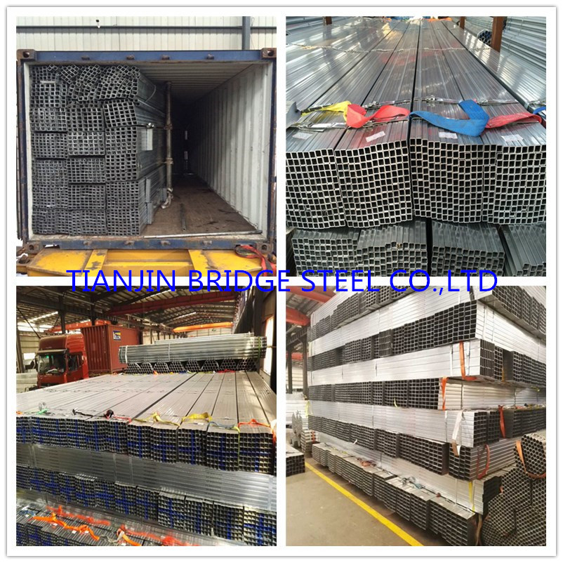 Square & Round Pre Galvanized Steel Pipe for Scaffolding and Constructions