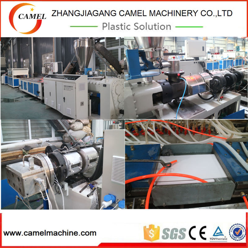 300mm PVC Ceiling Panel Production Line with Double Screw Extruder