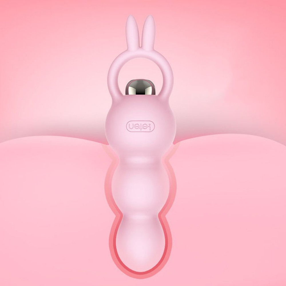 7 Frequency Waterproof Anal Vibrator Butt Plug Anal Beads Soft Silicone Mute Anal Plug Vibrator Sex Toy for Woman/Men