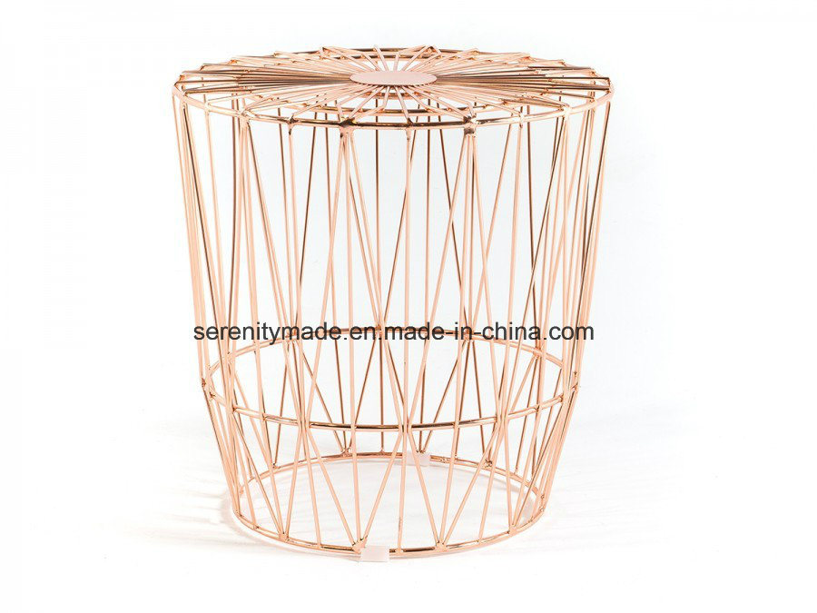 Event Furniture Steel Wire Modern Round Coffee Table