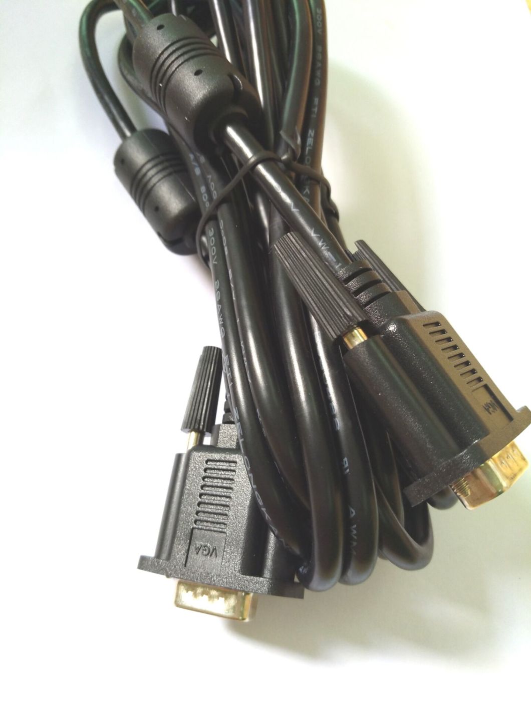 dB15 15 Pin Serial Port Cable Male / Male VGA Cable