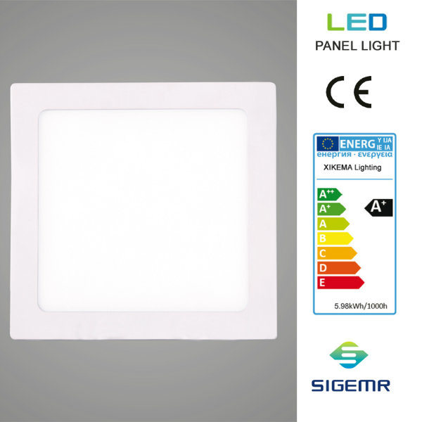 6W 12W 18W 24W Super Thin Recessed Square LED Panel