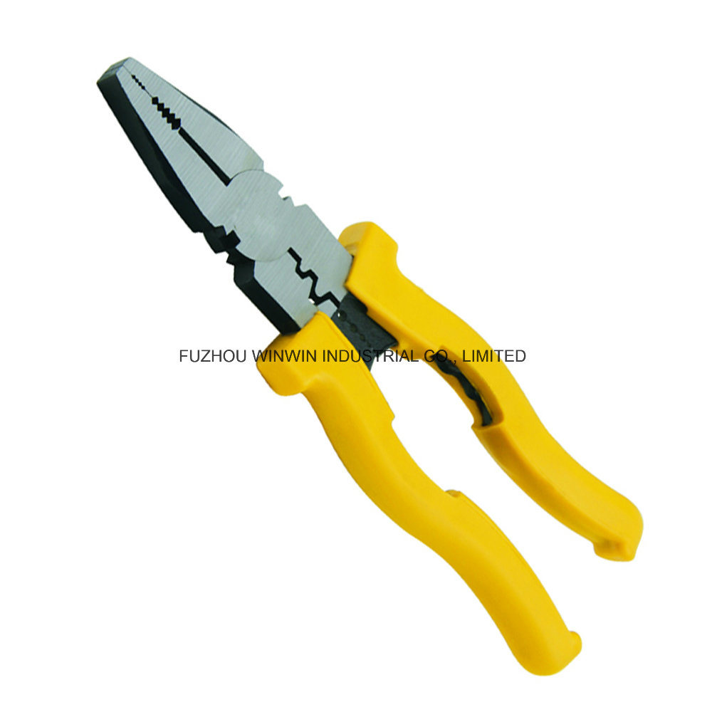 8inch Multifunctional Combination Plier with Single Color Handle (WW-MCP01)