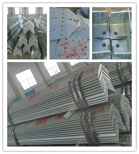 35kv-1000kv Lattice Power Transmission Iron Steel Tower with Double Circuit