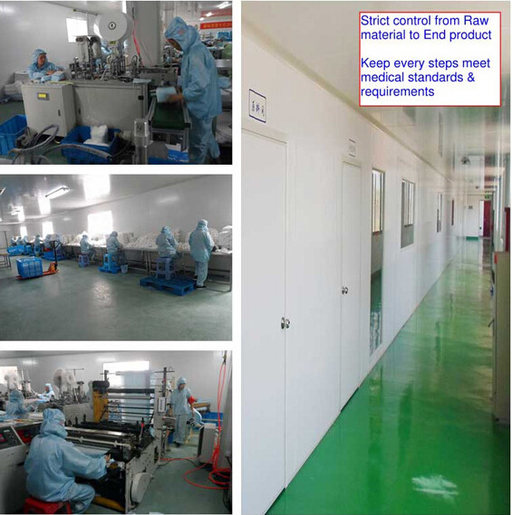 China Plant Supply Disposale Blue/Clear LDPE Gloves for Medical Use