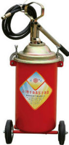 High Pressure Greasing Equipment Portable Pedal Grease Pump Lubrication Bucket - 6L