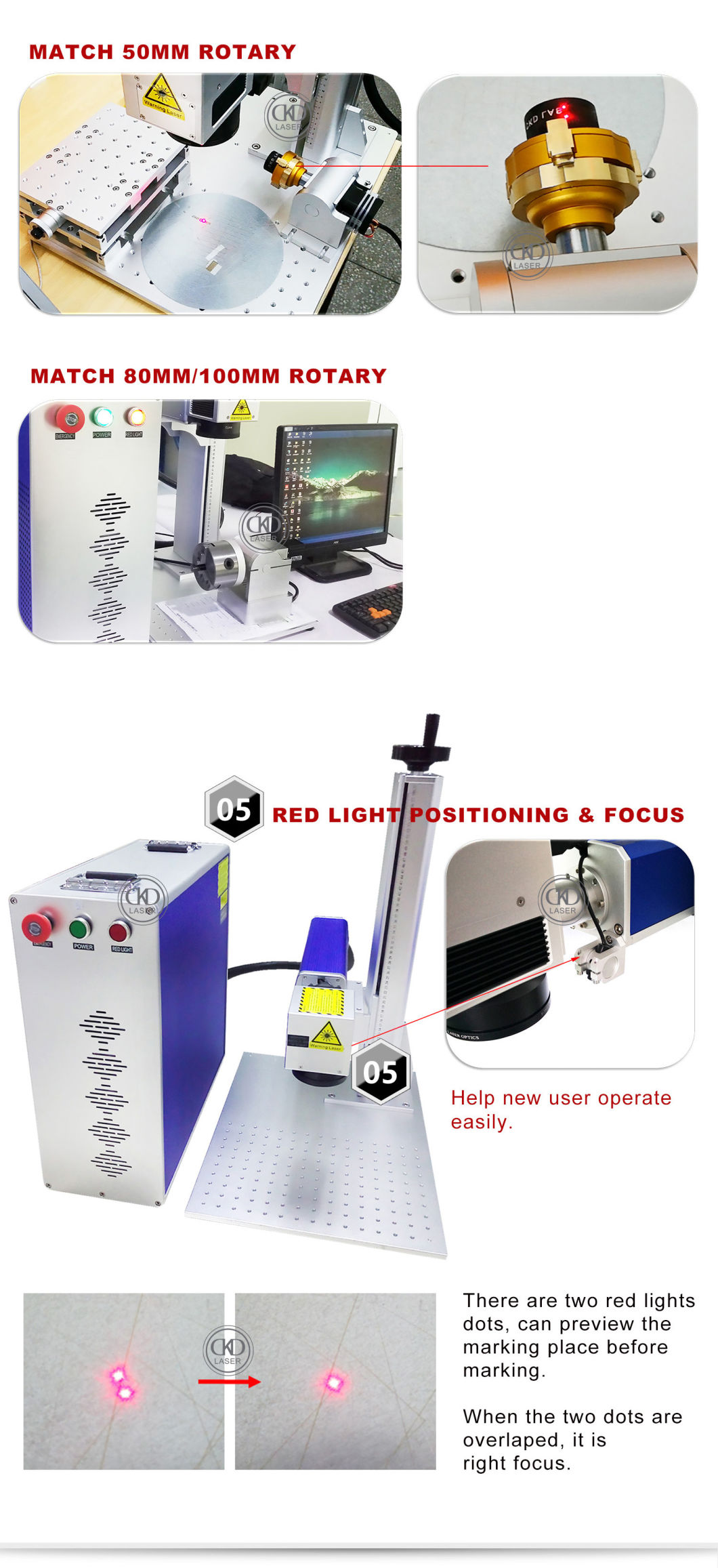 20W 30W 50W Fiber Laser Marking Machine for Jewelry