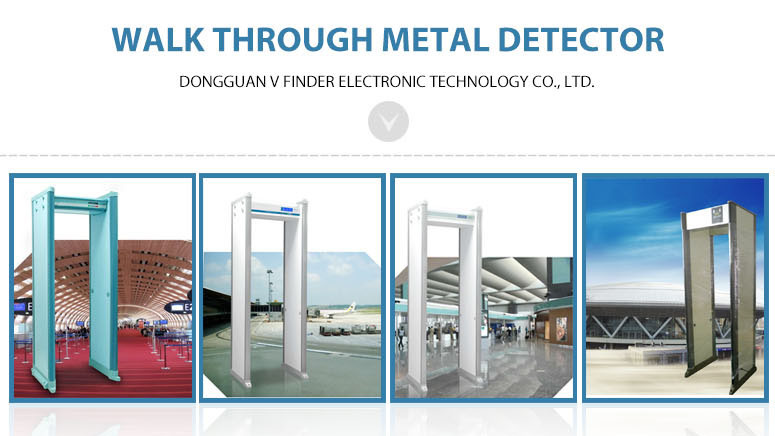 Column Shape Door Frame Walk Through Metal Detector