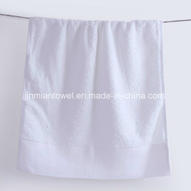 100% Cotton Pure White Luxury Custom Made High Quality Towel