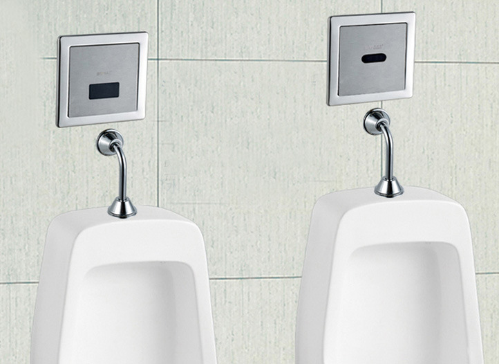 Concealed Install Automatic Urinal Flush Stainless Steel Panel