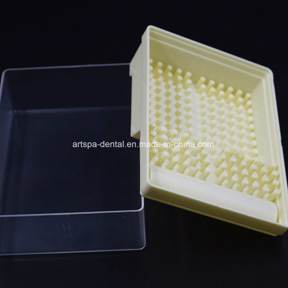 Plastic Dental Bur Case 168 Holes Autoclave Sterilizer Case Disinfection Box