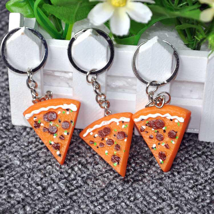 High Quality Resin 3D Mini Christmas Decorative Items Resin Keychain