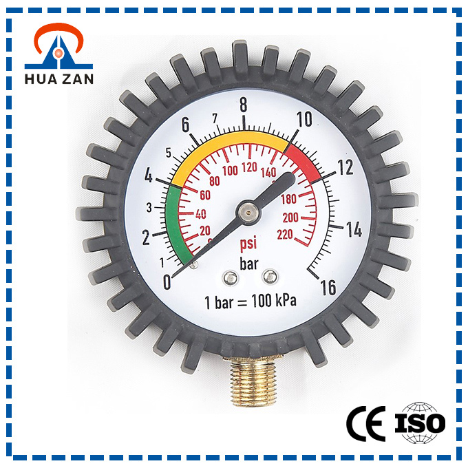 Rubber Booted Tyre Pressure Meter Wholesale Low Pressure Tire Gauge