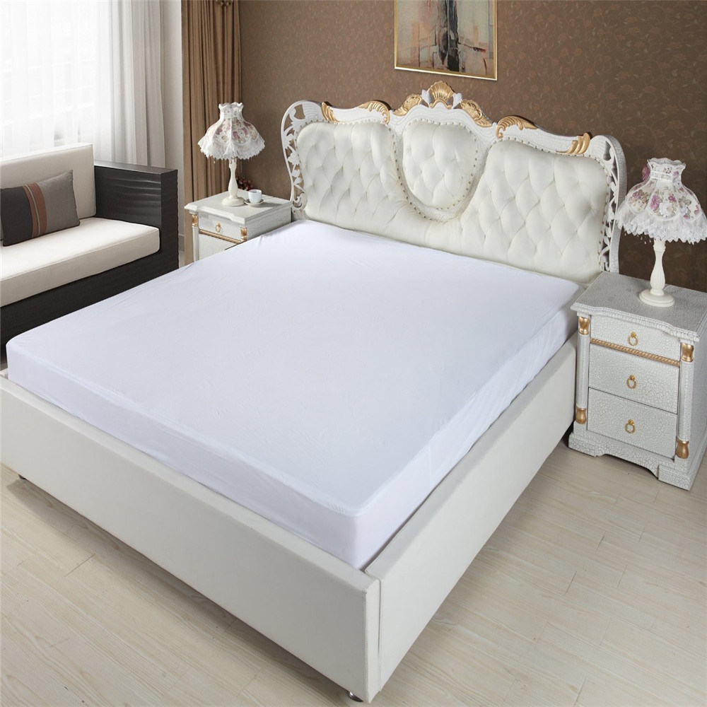 100% Cotton Luxury Mattress Protector Bed Fitted Sheet for Hotel