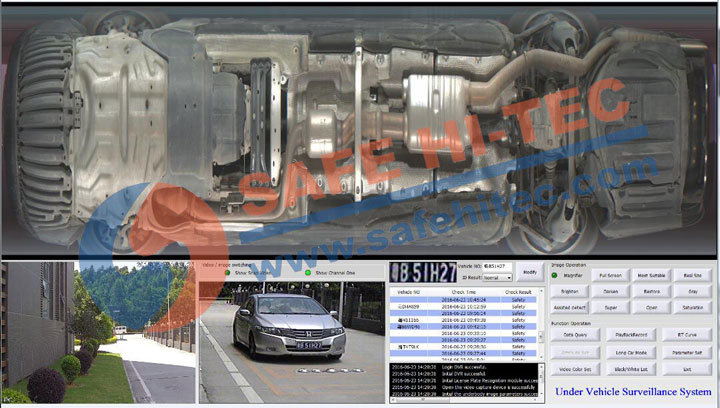 UVIS Under Vehicle Inspection Scanning Monitoring Surveillance System for Access Control SA3300