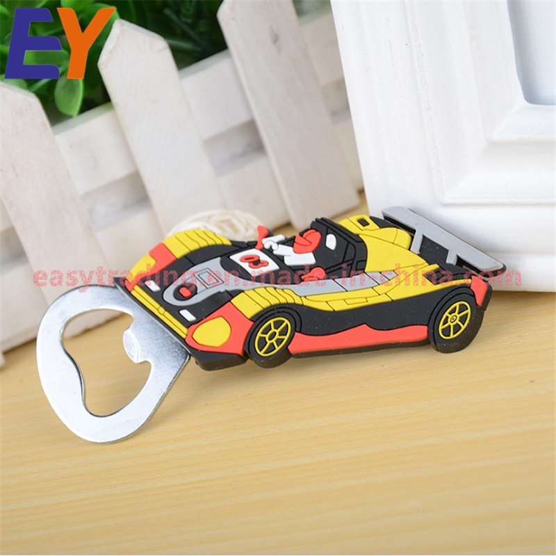 Rubber Soft PVC Mini Size Bottle Opener Easy Taking with Keychain