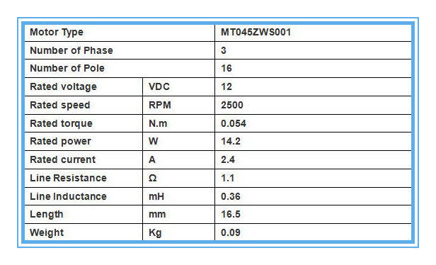 12V 24V Energy Saving DC Motor Brushless Motor